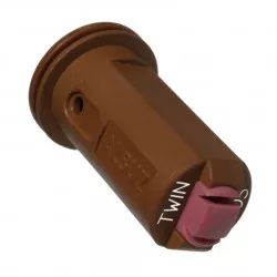 Buse AVI TWIN 110° standard ou FAST-CAP Albuz à double fente anti-dérive - Marron