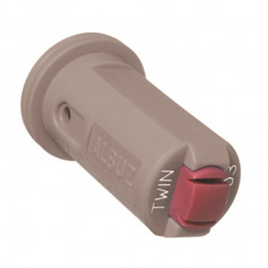 Buse AVI TWIN 110° standard ou FAST-CAP Albuz à double fente anti-dérive - Grise
