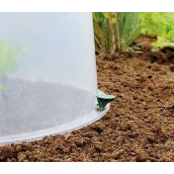 Fixation de la Cloche de Culture SUNNY par les clous "Sardine" en vente sur Agrifournitures.fr