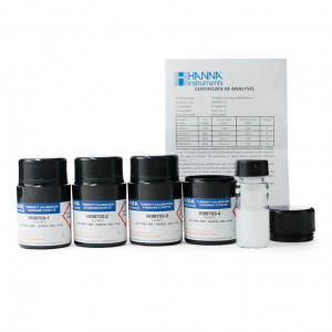 Kit étalonnage turbidité Hanna Instruments, 15, 100 et 750 NTU