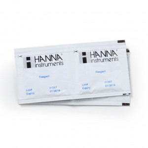 Réactifs poudre chlore total Hanna Instruments (100 sachets)