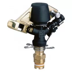 Batteur 1/2" Perrot ZA22W, portée 10,5 à 14 m, pression 2,5 à 4,5 bars, secteur