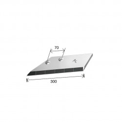 Aileron déchaumeur Pottinger 966500310 300x100x12 mm Gauche