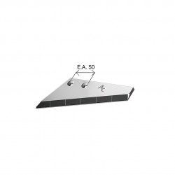 Aileron déchaumeur Rau-Sicam 9708-3001161 290x100x12 mm Gauche