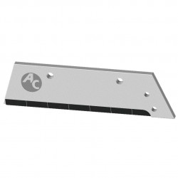 Soc charrue à boulonner Ovlac 64000280 410x110x14 mm Droit