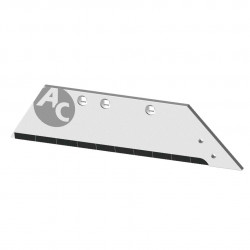 Soc charrue à boulonner Rabewerk dssp332os 550x140x14 mm Droit