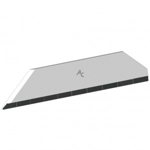 Bord Aileron Dutzi 485x110x14 mm 485x110x14 mm Gauche