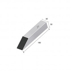 Mise à souder Universelle pour pointe mobile 180X32X32 mm