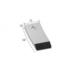 Bec à souder cintré Universel pour décompacteur 160x70x20 mm