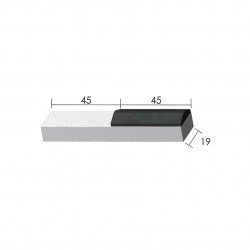 Mise à souder profil maison Universelle 90x19 mm 1 PL.