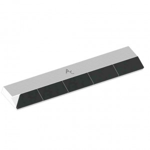 Aileron à souder biseauté Universel 225x40x12 mm 5PL. Gauche