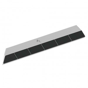 Aileron à souder biseauté Universel 270x40x12 mm 6PL. Gauche