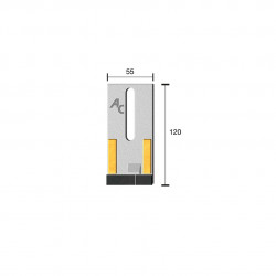 Grattoir Amazone 6040200 115x55x5 mm