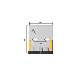 Grattoir Lely 1164529440 130x100x5 mm