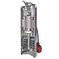 Pompe MXS 308 Tri Calpeda,5" immergée multicellulaire tout inox pour puits