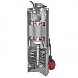Pompe MXS 507 Tri Calpeda,5" immergée multicellulaire tout inox pour puits