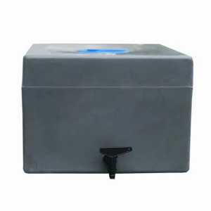 Bidon lave-main mobile Plast'Up 60 L, PEHD, gris