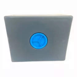 Bidon lave-main mobile Plast'Up 60 L, PEHD, gris