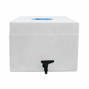 Bidon lave-main mobile Plast'Up 60 L, PEHD, blanc