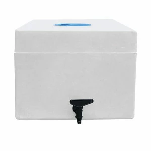 Bidon lave-main mobile Plast'Up 100 L, PEHD, blanc