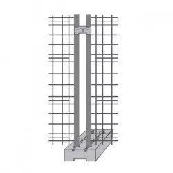 Plots béton pour panneaux de clôture