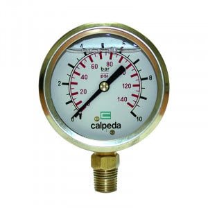Manomètre à glycérine Calpeda Radial Ø 63