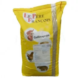 Aliment complet Gallinagrain basse-cour Le Père François, 25 kg