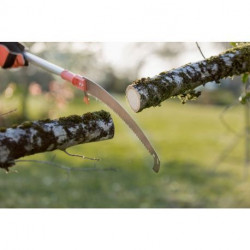 Scie sur perche Bahco ASP-AS-C36-JT-M, coupe moyenne, compatible système ASP