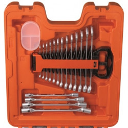 Coffret de douilles 1/4" - 1/2" et clés mixtes Bahco S106, 106 accessoires