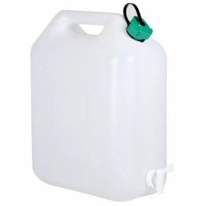 Jerrican alimentaire extra fort avec bouchon simple et robinet EDA Plastiques