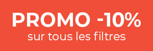 Promo -% sur tous les filtres