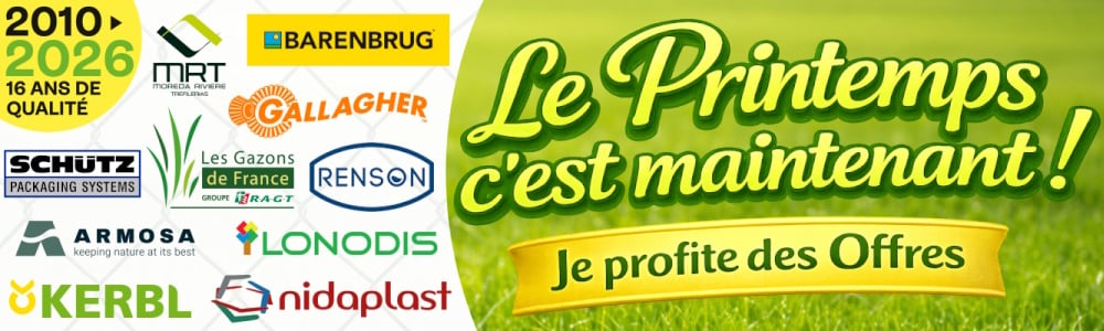 Promos de Printemps Agrifournitures.fr