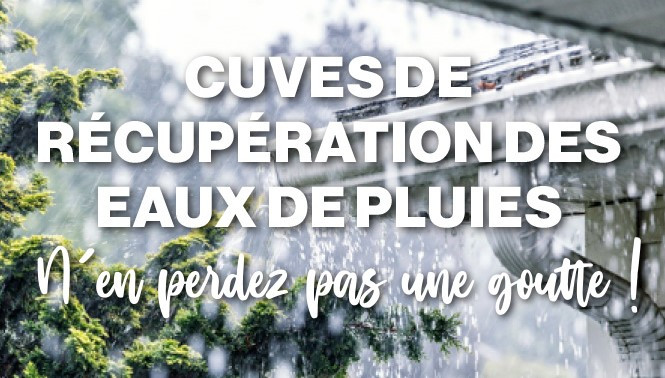 RÉCUPÉRATION EAU DE PLUIE